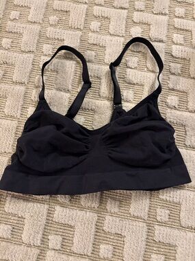 NWOT SKIMS Black Seamless Sculpt Bralette with Adjustable Straps size L/XL